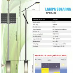 Latarnia solarna 30-50 wat